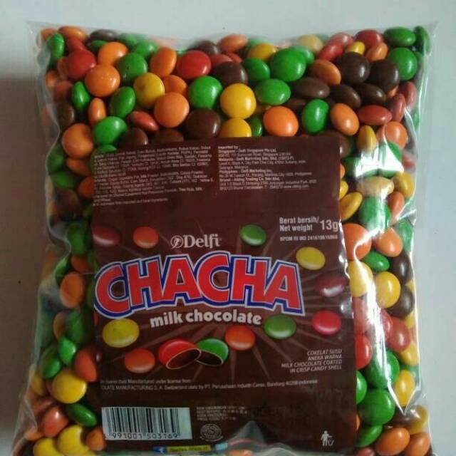 

Delfi Chacha milk full coklat peanut kacang kiloan