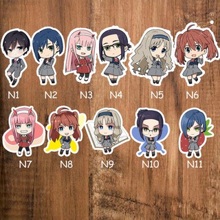 sticker stiker  anime  lengkap Darling in the Franxx seri 1 