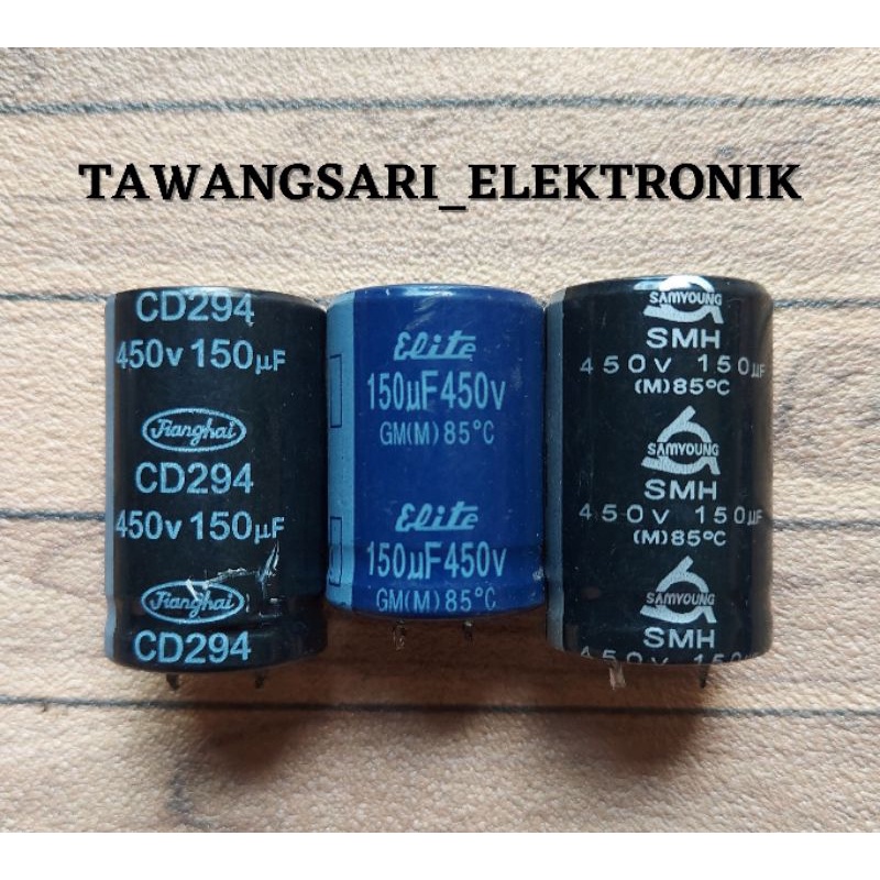 Elko elko 450v 150uf Original elco 450V 150UF Cabutan