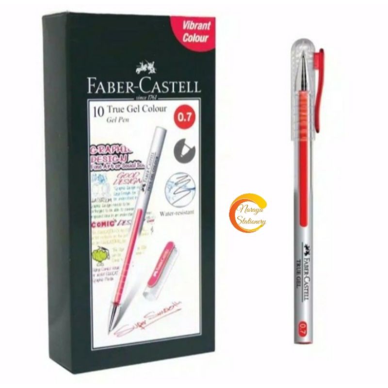 

Faber-Castell True Gel Pen Red