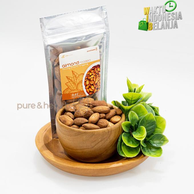 

Cuci Gudang Awal Tahun Kacang Almond Panggang Kupas Roasted 1 Kg Original Natural Super Food Cuci