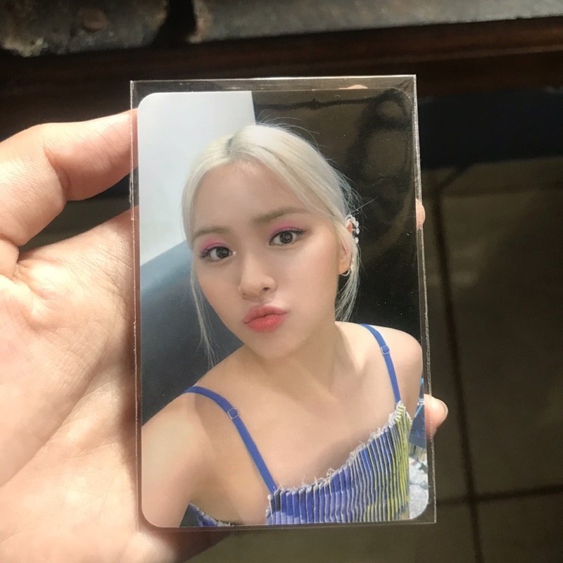 pc photocard ryujin withfans wf not shy ns