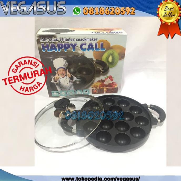 Wlr. Cetakan Kue Takoyaki 15 Lubang - Cetakan Kue Teflon Bahan Tebal - Cmbng Dus Bebas Whitystorejkt