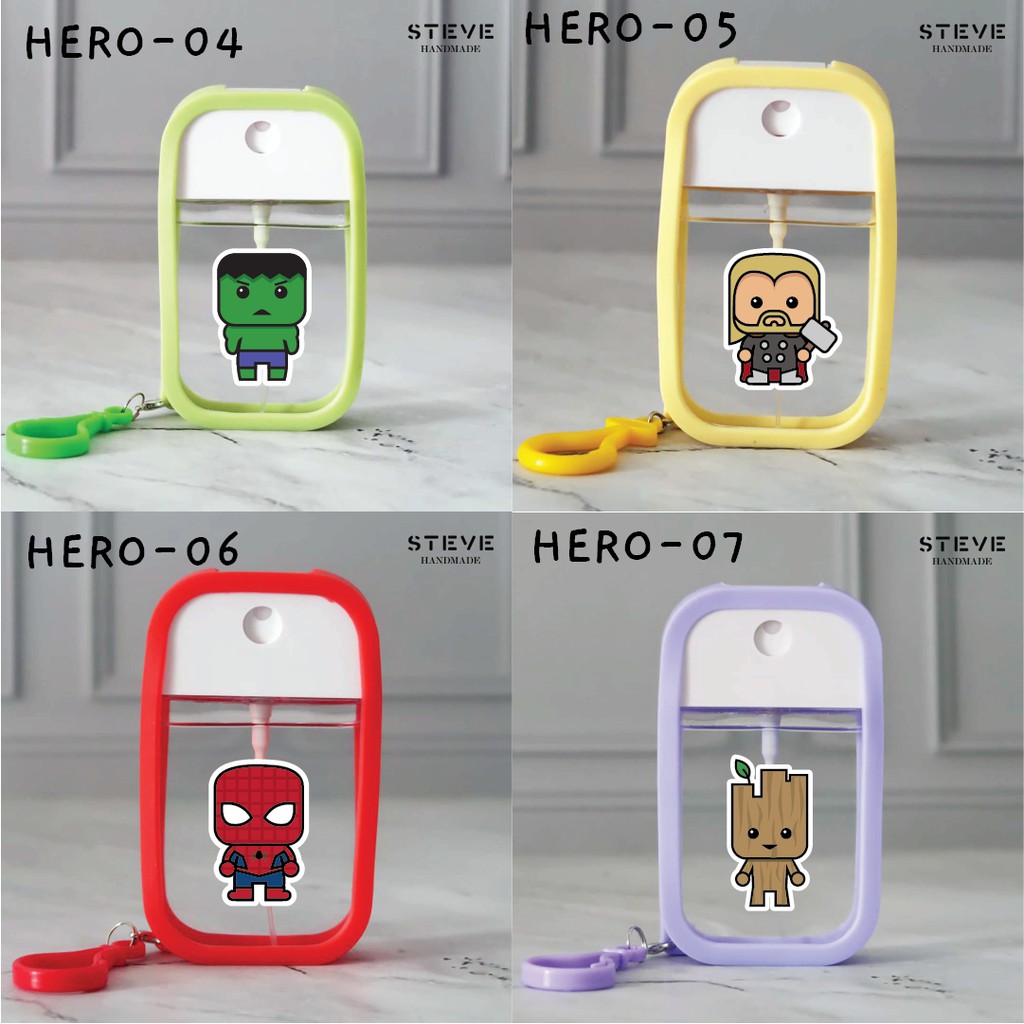 Pocket Hand Sanitizer Spray + Silicon HS2150 Tema Marvel Super Hero