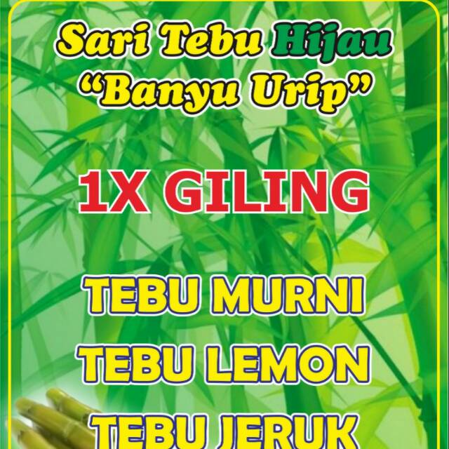 

Sari Tebu Jeruk Banyu Urip