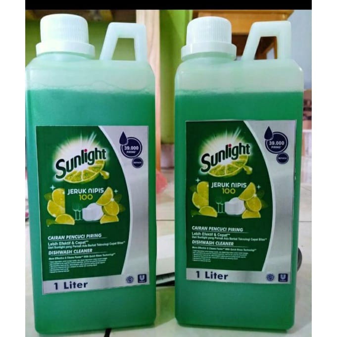SUNLIGHT JERUK NIPIS 1LITER SABUN CUCI PIRING SUNLIGHT