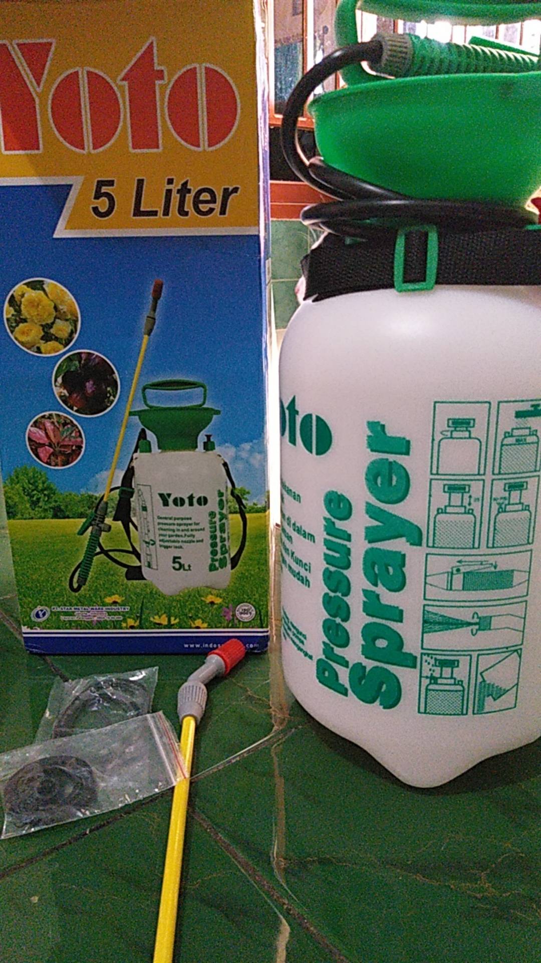 Pressure Sprayer Maspion 5 Liter Dan Yoto