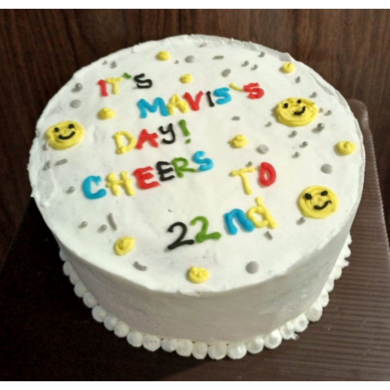 

Free ongkir Es krim tart ultah warna warni