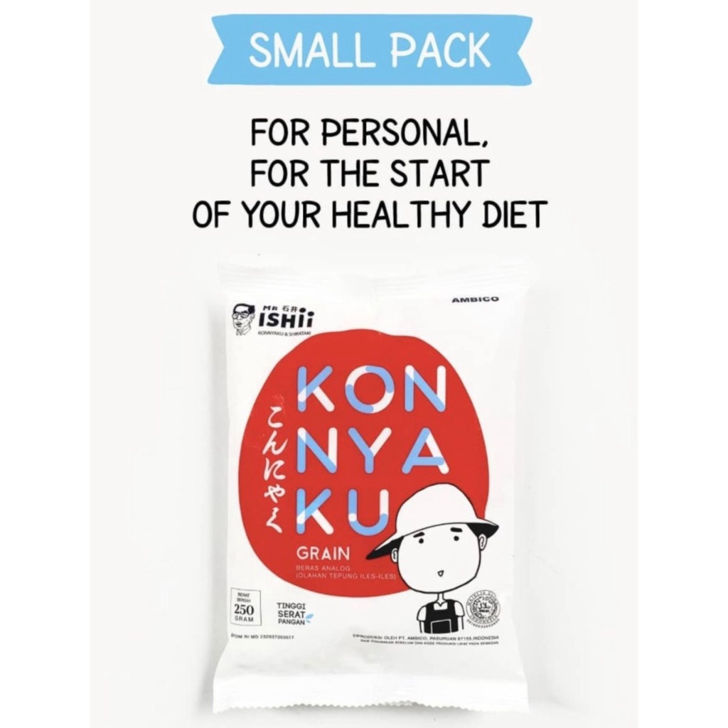 

Konnyaku Rice Beras Konyaku Shirataki Keto Diet Keto Low Carbo 250