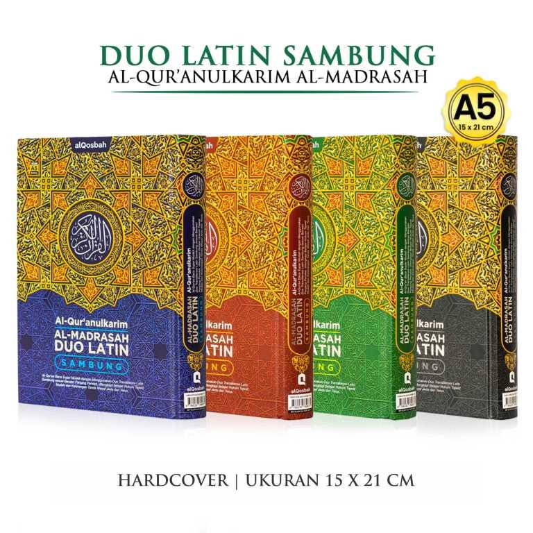 Alquran Kecil Madrasah Duo Latin Ukuran A5 Sambung Sesuai Bacaan Panjang Pendek