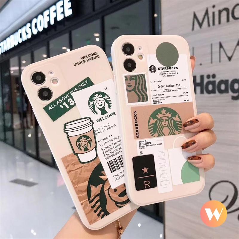 Soft Case Motif Kartun Beruang Starbucks Untuk Infinix Smart 5 6 Hot 9 10 Play 11 Play 11S Note 10 8 Hot 10 S4 Hot 3plus