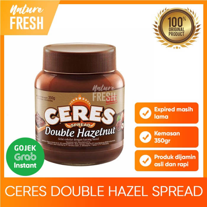 

SELAI- CERES SPREAD DOUBLE HAZELNUT - SELAI OLES COKLAT HAZEL DOBEL 350GR -SELAI.