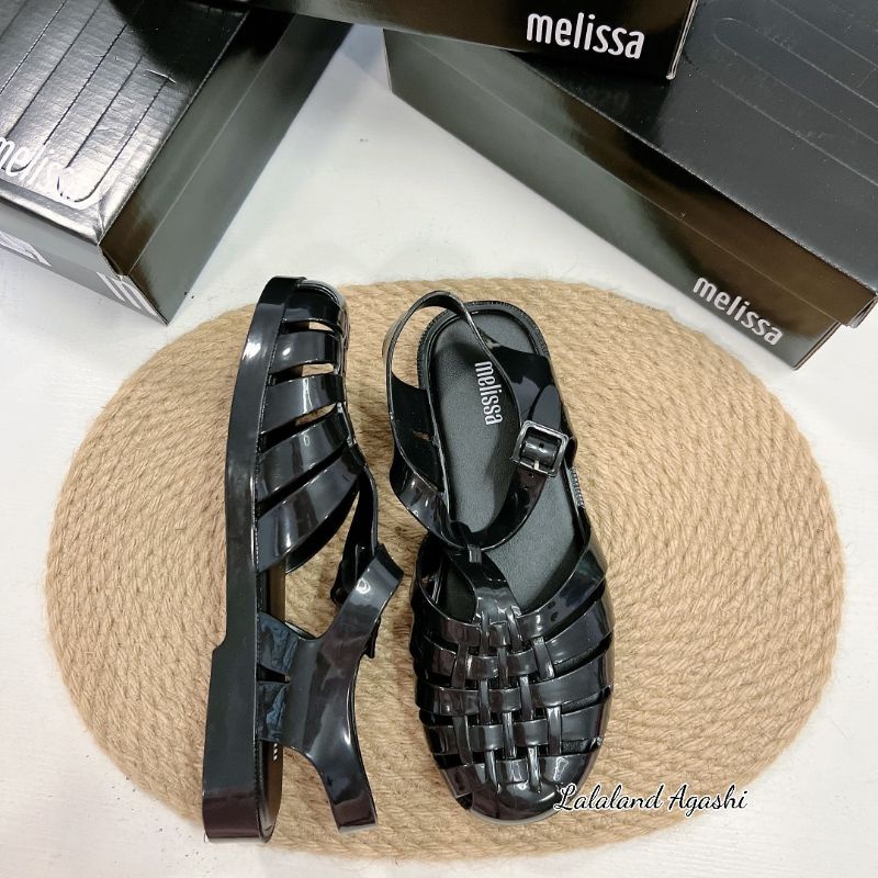 Sepatu  Melissa Possession warna black/sepatu jelly hitam/sepatu jelly melissa