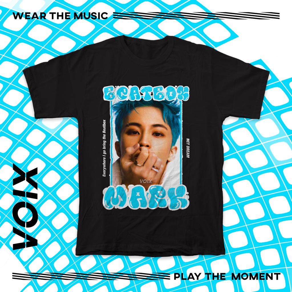 Kaos Kpop NCT Dream "BEATBOX" Tee - Mark Renjun Jeno Haechan Jaemin Chenle Jisung