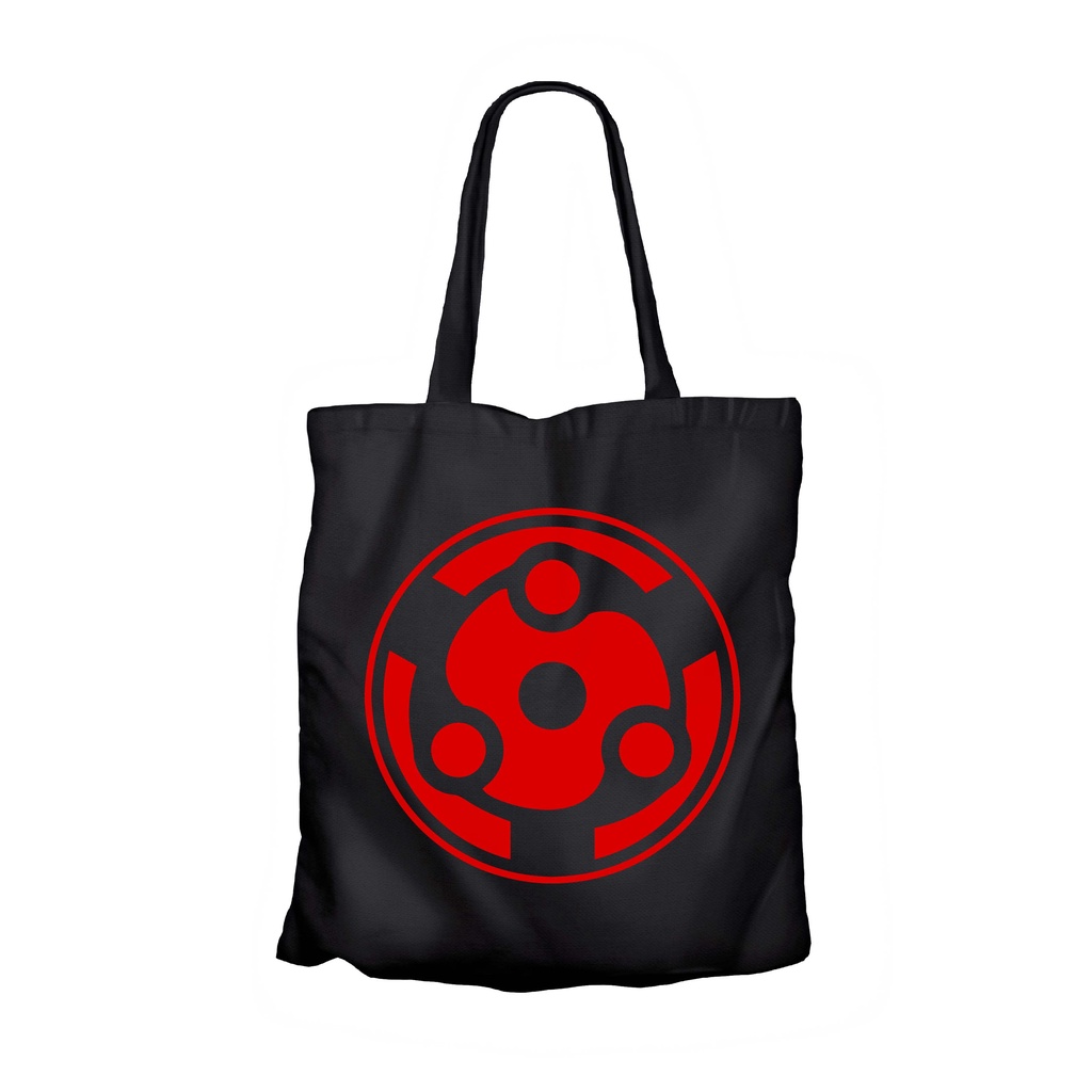 Tote bag anime MANGEKYOU MADARA - NARUTO SHIPPUDEN material canvas