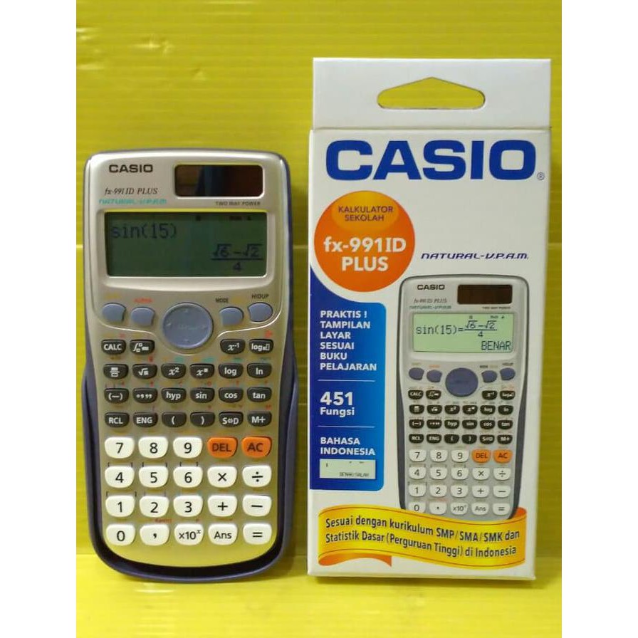 

Promo Kalkulator Scientific Casio FX-991ID Plus Terlaris