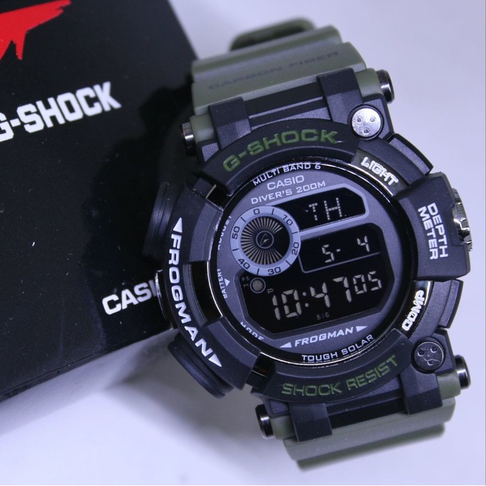 Jam tangan G Shock Frogman Digital Hijau