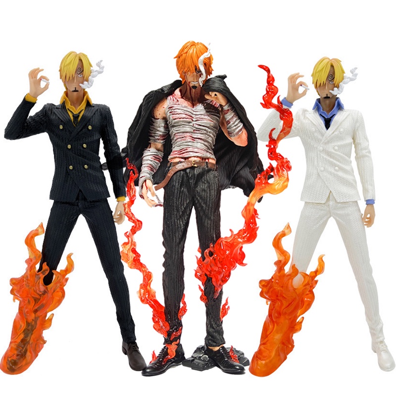 Mainan Action Figure Model Anime One Piece Sanji Flame Fighting Sanji Vinsmoke Smoking Untuk Hadiah Anak