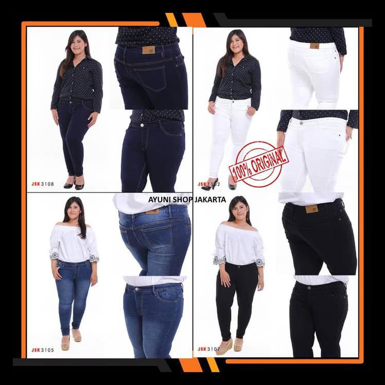 BEST PRODUCT CELANA JEANS WANITA JUMBO JSK73 CELANA LEVIS WANITA MURAH ORIGINAL BOOM SALE