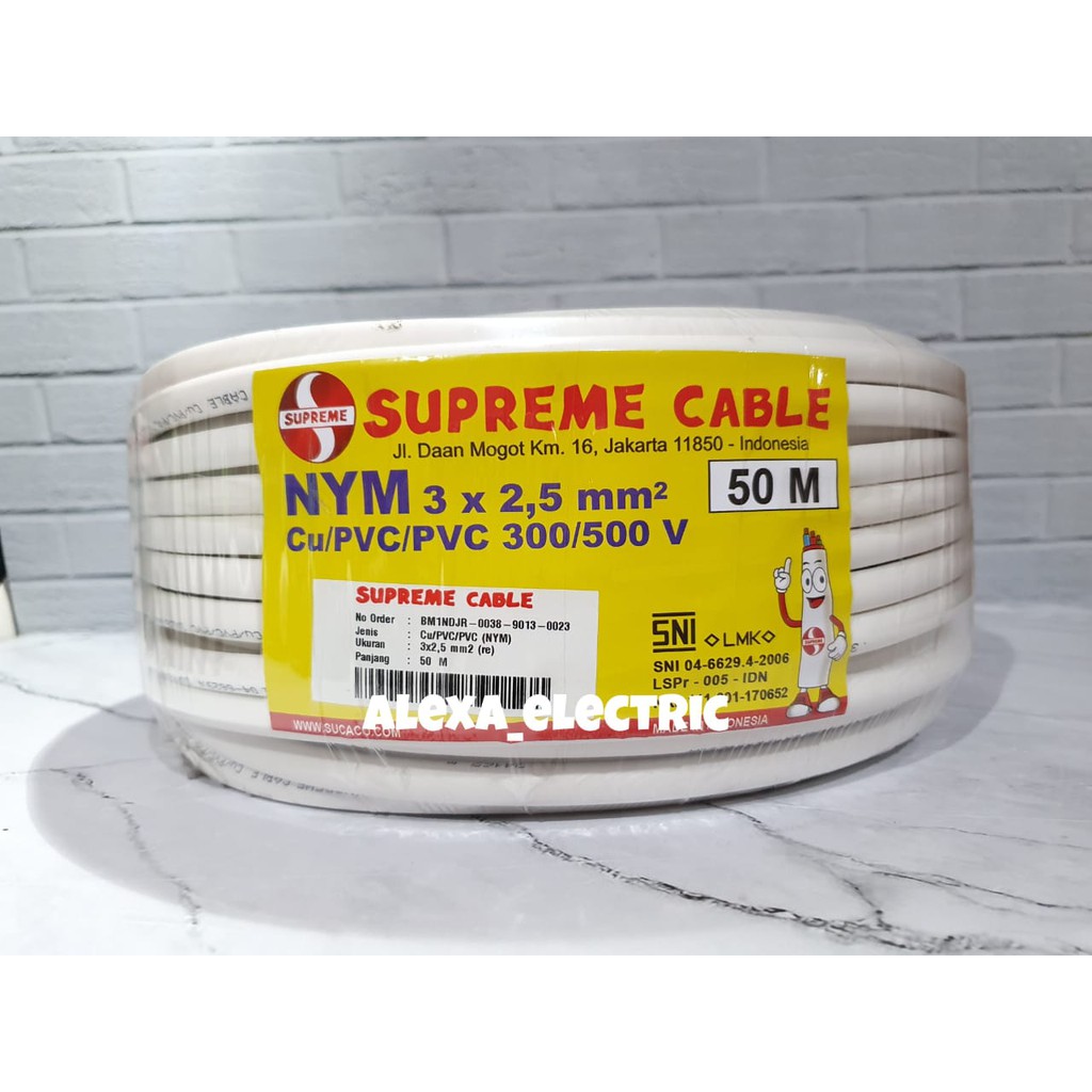 KABEL SUPREME NYM 3x2.5 @50 M