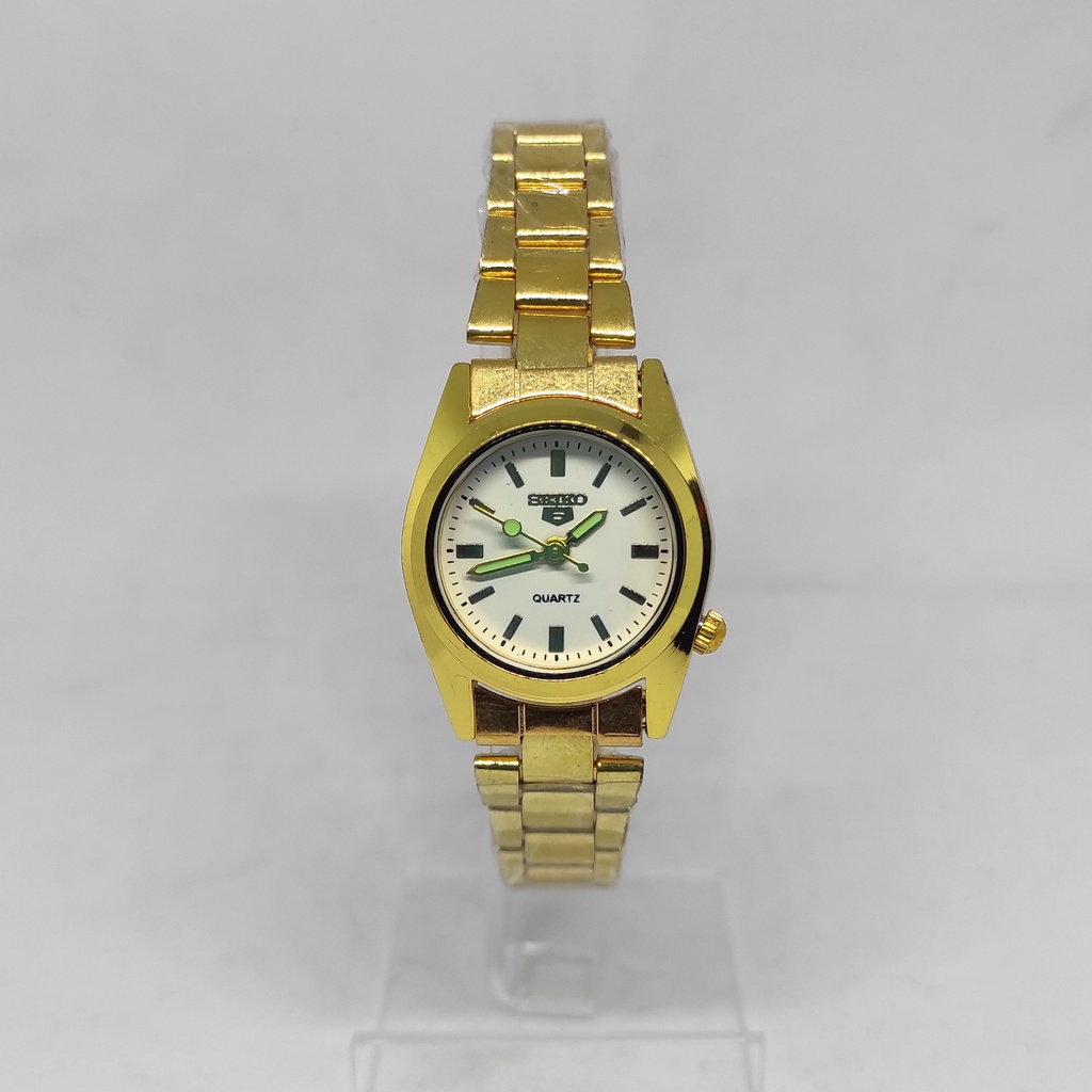 Jam Tangan Wanita Seiko 5 Rantai Steel
