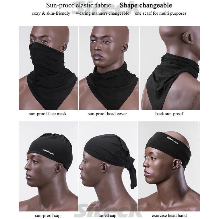 YGRETTE - Rockbros Slayer Masker Penutup Wajah Outdoor Multi Purpose Scraf COOLING NECK bandana