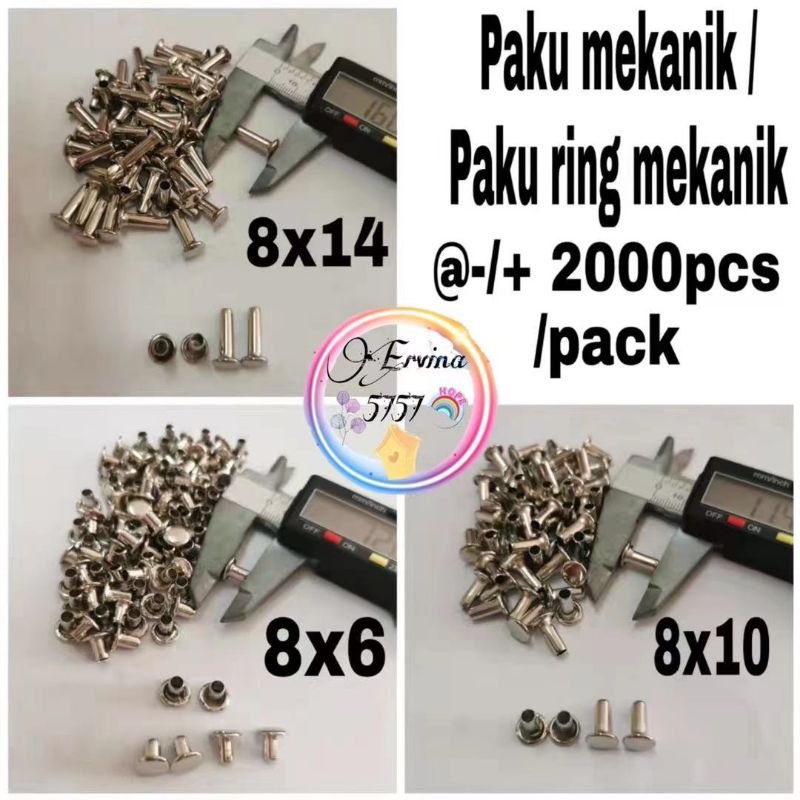 paku mekanik / paku ring mekanik / 2000pcs