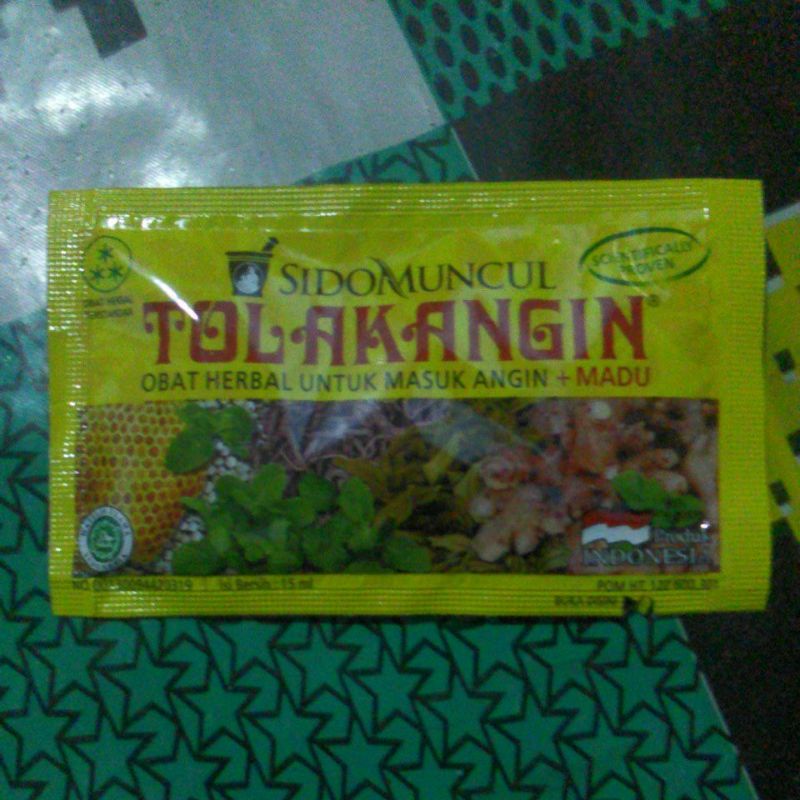 

tolak angin saset 1pket isi 6pcs