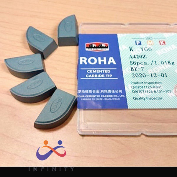 A420Z | A 420 Z | YG6 Insert Mata Pisau Bubut | Pahat Bubut Widia SERBAGUNA INF