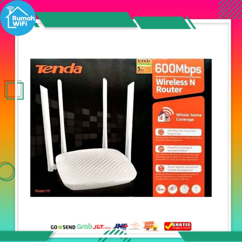 Router tenda f9 600mbps, tenda f9 router, tenda f9 wifi, tenda f9 router wireless wifi, tenda f9 bek