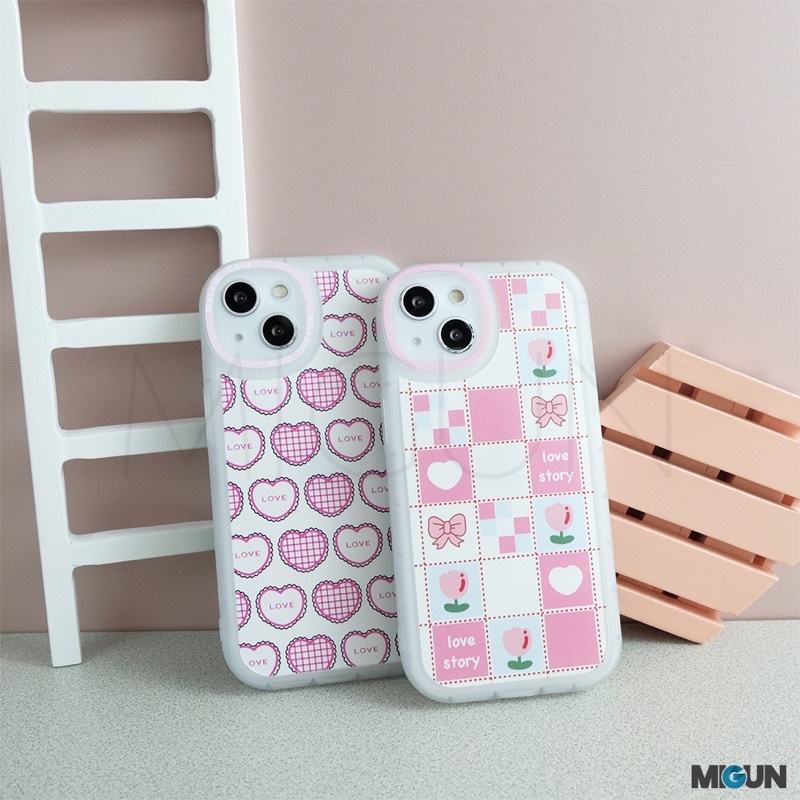 Y2K Pink Love - Softcase fullcover for iPhone 7 8 SE2020 X XS XR XSMAX 11 11PRO 11PROMAX 12 13 MINI PRO PROMAX