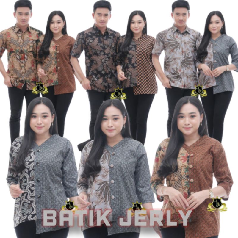 Atasan Batik Dolby Dolbi Dobby Doby Tenun Sutra Tulis Halus Katun ATBM Baron ,Sarombit Atasan