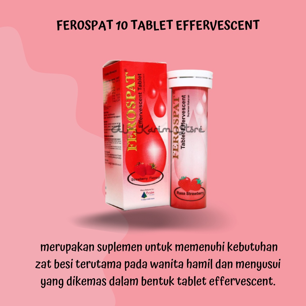 FEROSPAT -  memenuhi zat besi, vitamin B12, vitamin C, asam folat pada ibu hamil, ibu menyusui, sert