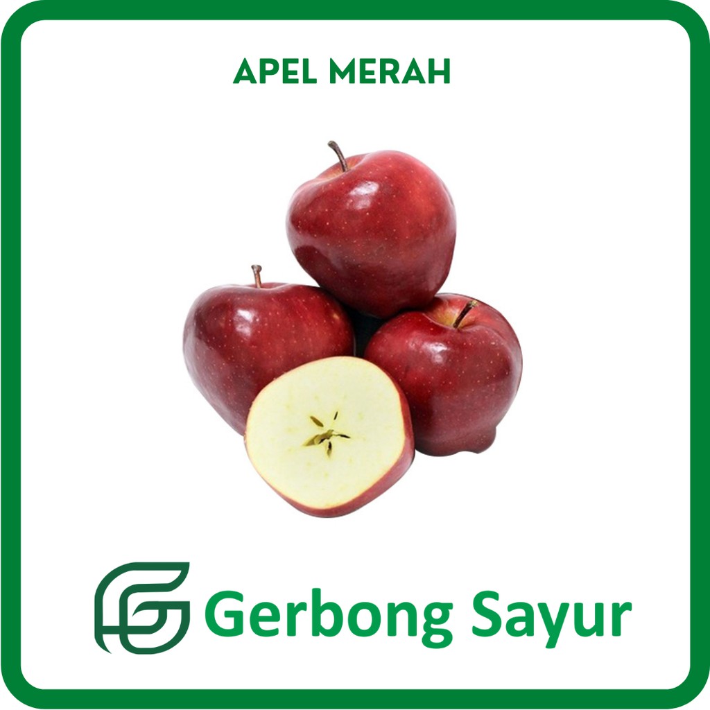 Buah Apel Merah Segar - 1 Kg