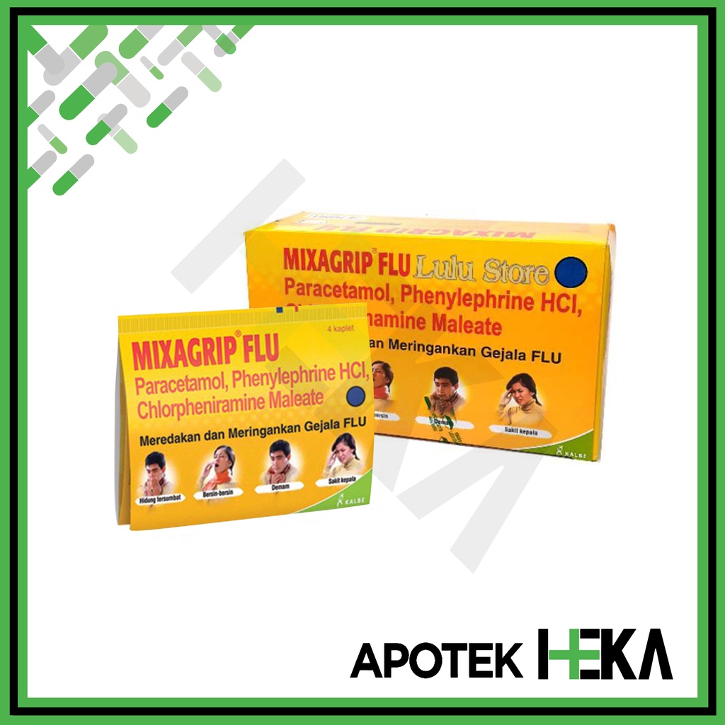 Mixagrip Kuning Flu Box isi 25x4 Tablet (SEMARANG)