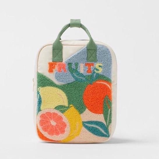 TAS RANSEL ANAK SEKOLAH ZR MOTIF FRUITS