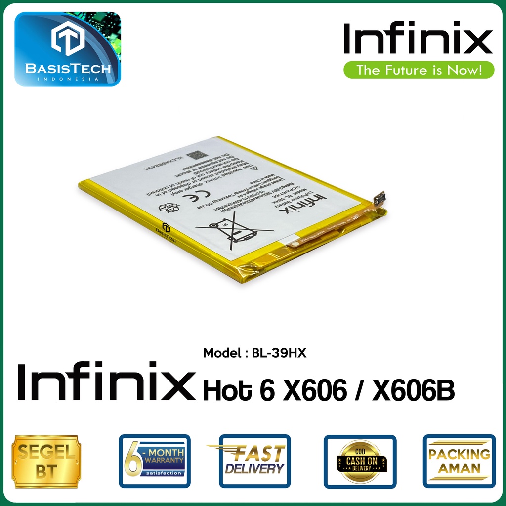 BATERAI INFINIX HOT 6 X606 - INFINIX HOT 6 X606B - BL-39HX - ORI99