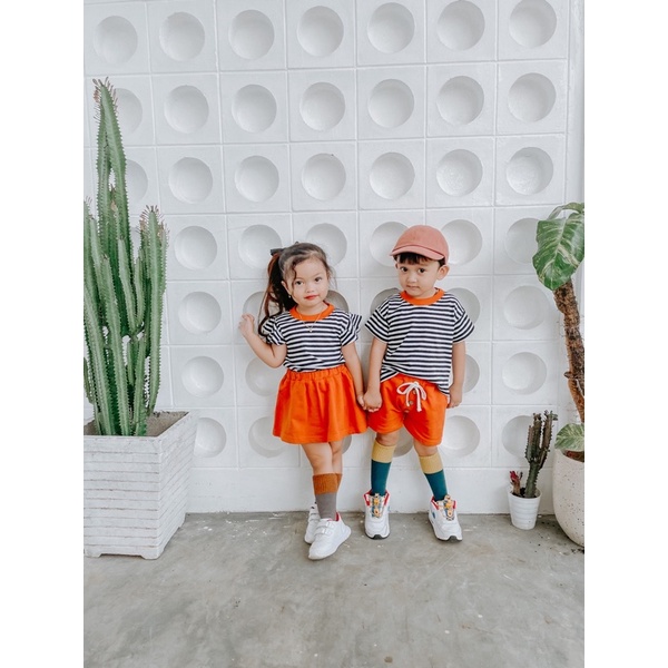 LINSKY BABY - Gani &amp; Gina Set Setelan Anak Couple