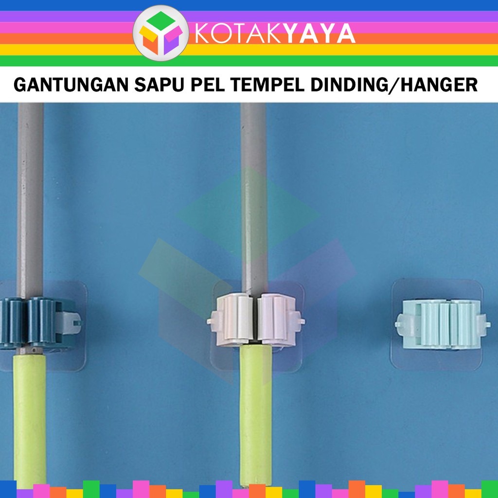 Gantungan Sapu Pel Tempel Dinding/hanger