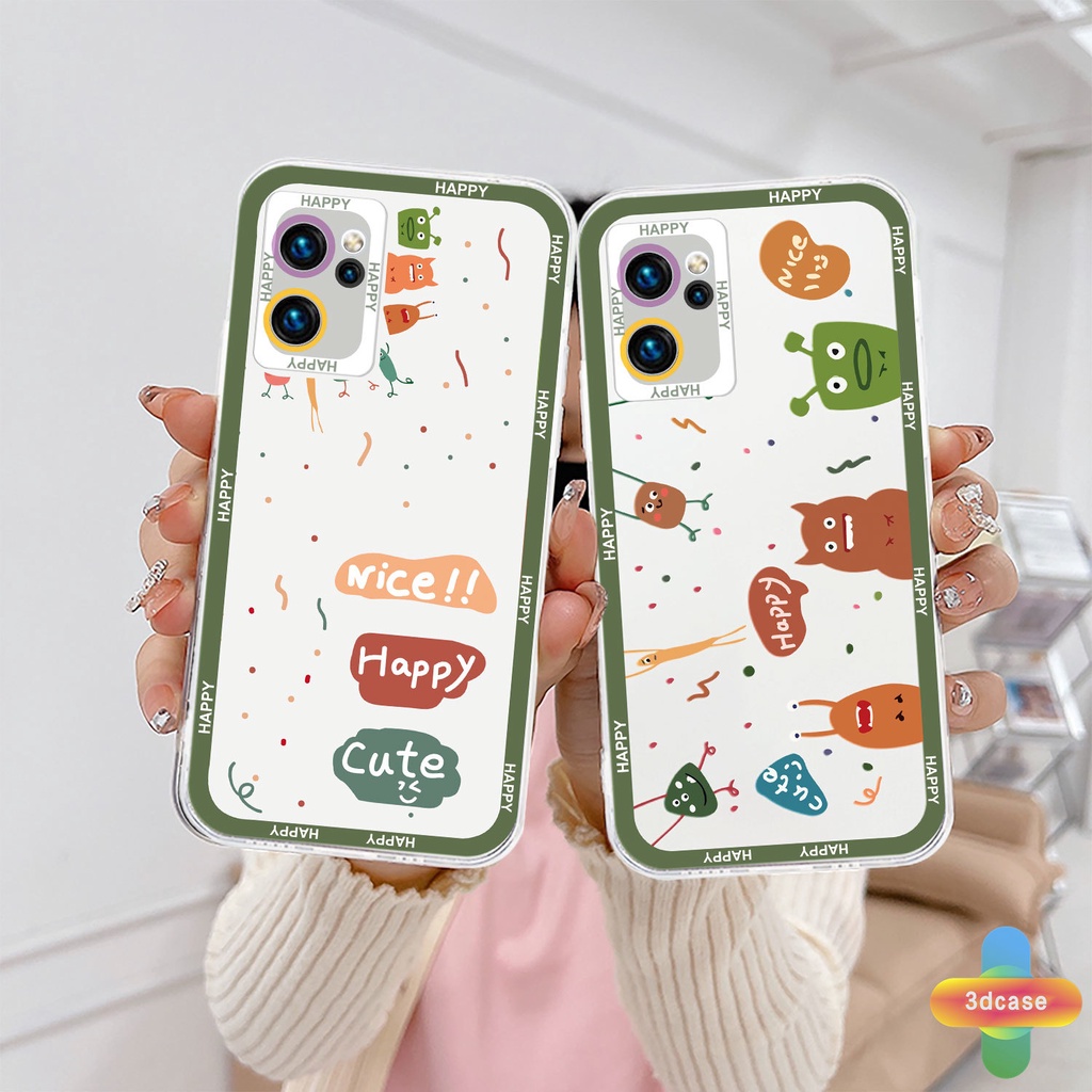 Casing OPPO A54 A5S A57 A3S A15 A76 A96 A16 A95 A55 A7 A5 A9 A31 A53 A33 2020 A12 A1K A16E A16K A54S Reno 7 5 4 6 8 5F 5K 4F 4 5 06 Lite A74 A15S A52 A11K A92 A35 A11 A93 A32 A72 A94 A53S F19 F17 21 PRO A16S A77 A57S A57E Monster Transparent Phone Case