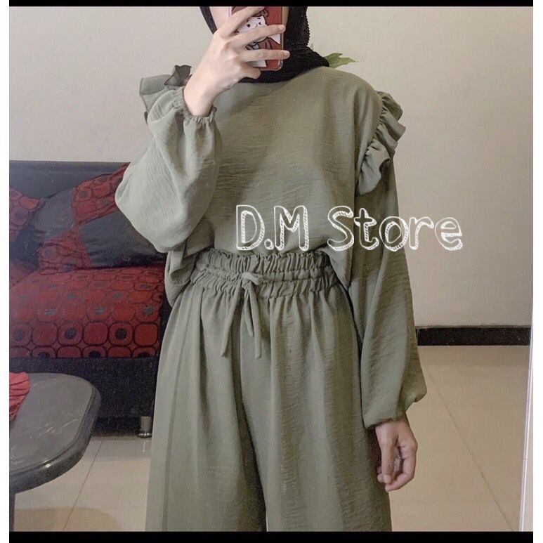 RUBY ONESET | RUBY CRINKLE BLOUSE | BLOUSE CRINKLE PREMIUM ATASAN WANITA | Ootd fashion | Viral tikt