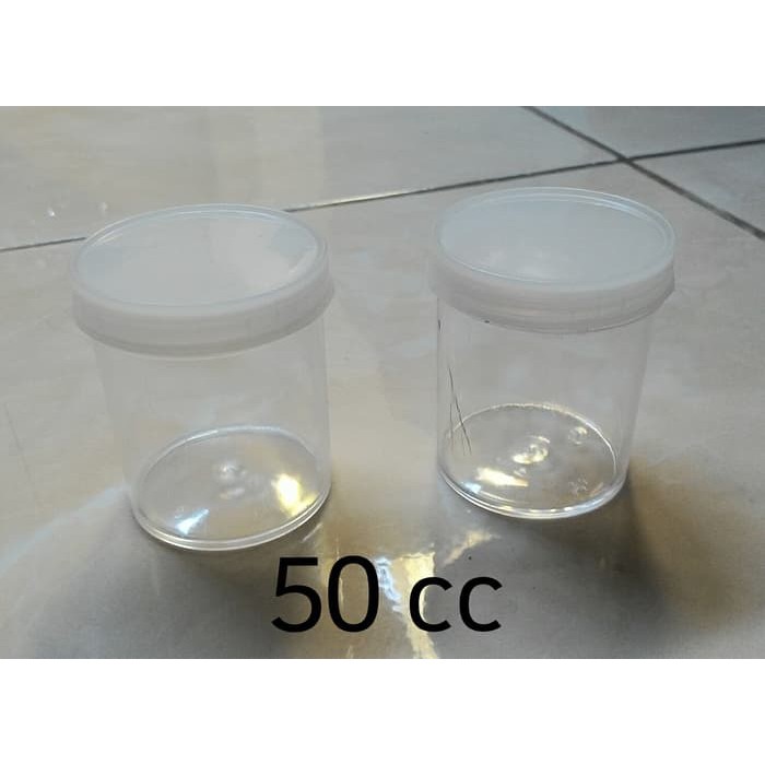 "Botol plastik 50 cc / botol mika 50 cc"