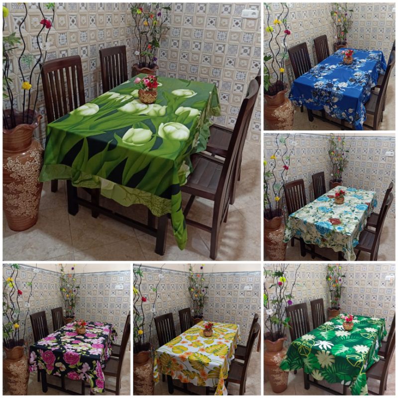 TAPLAK MEJA MAKAN COVER MEJA MAKAN TAPLAK MEJA BULAT TAPLAK MEJA KAIN