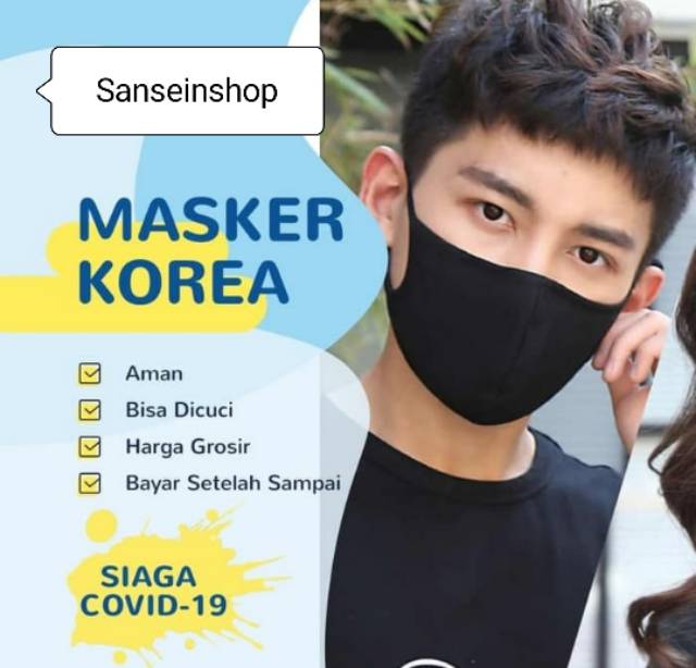 Masker Motor Korea Pengganti Masker Sensi Masker Corona Murah