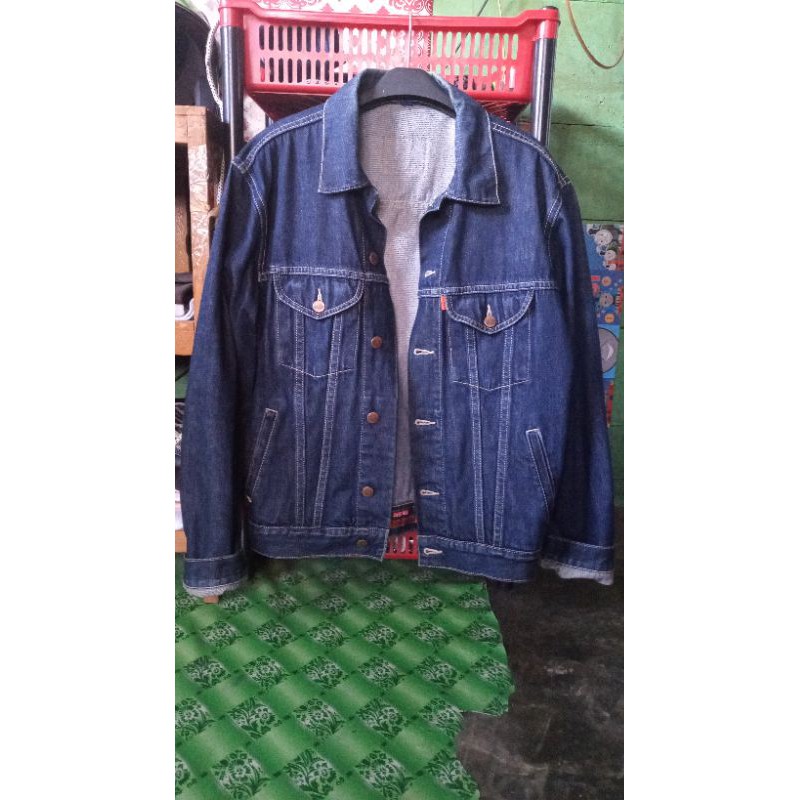 Jacket Trucker Jeans Lea Original ( jaket Jeans ori )