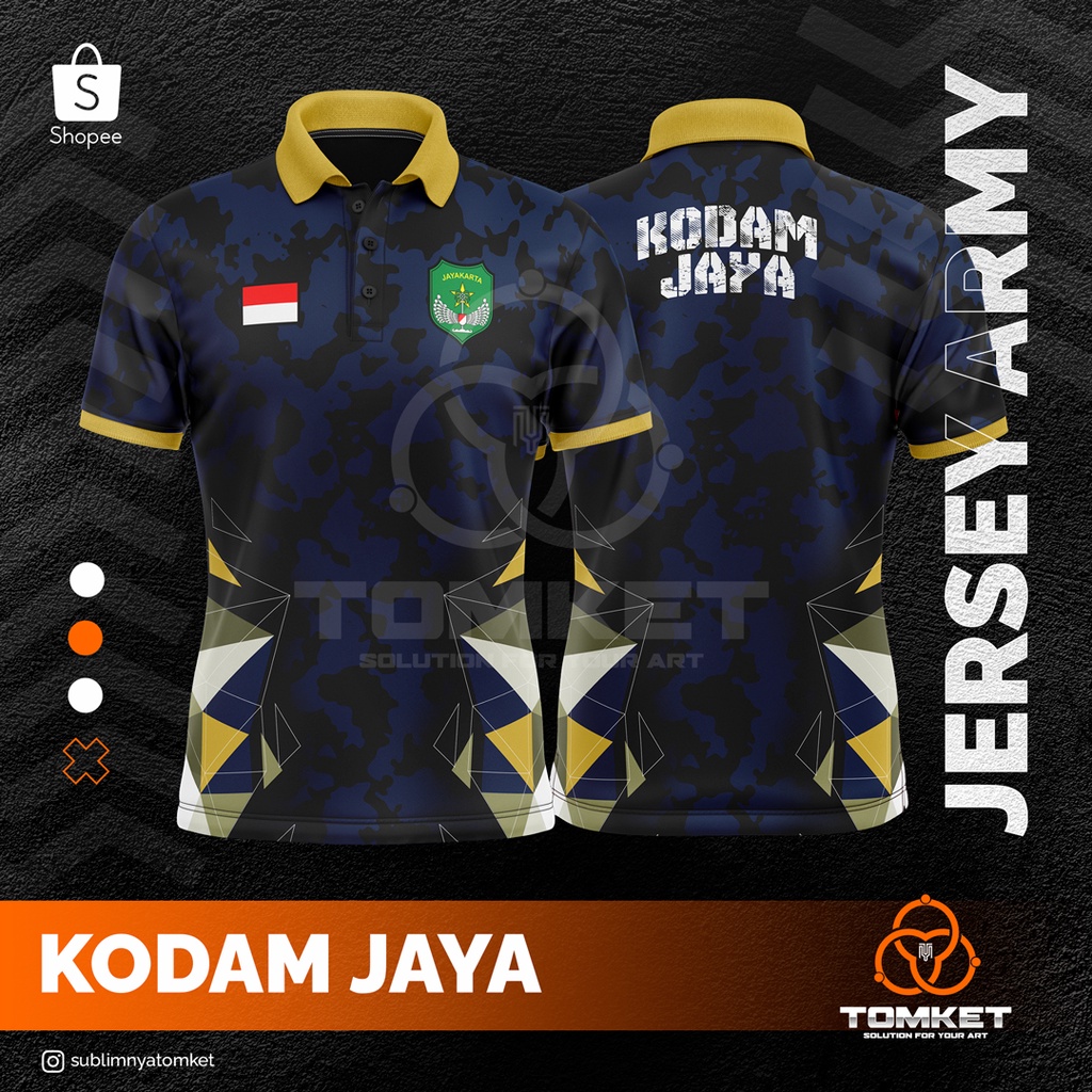 Baju Jersey Full Printing Kodam Jaya-2