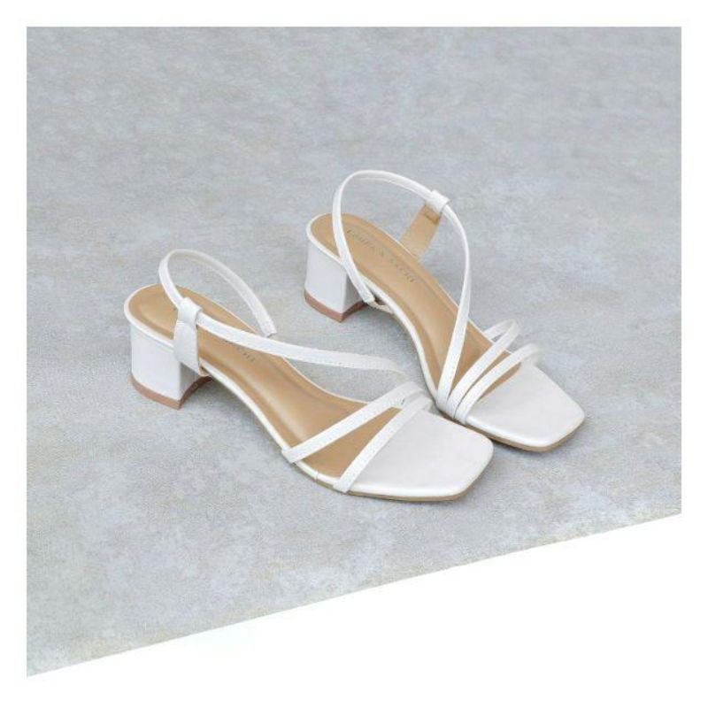 Sandal heels wanita hak tahu 5cm collesion