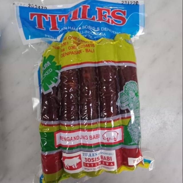 

SOSIS BABI Pedas 500GR "TITILES