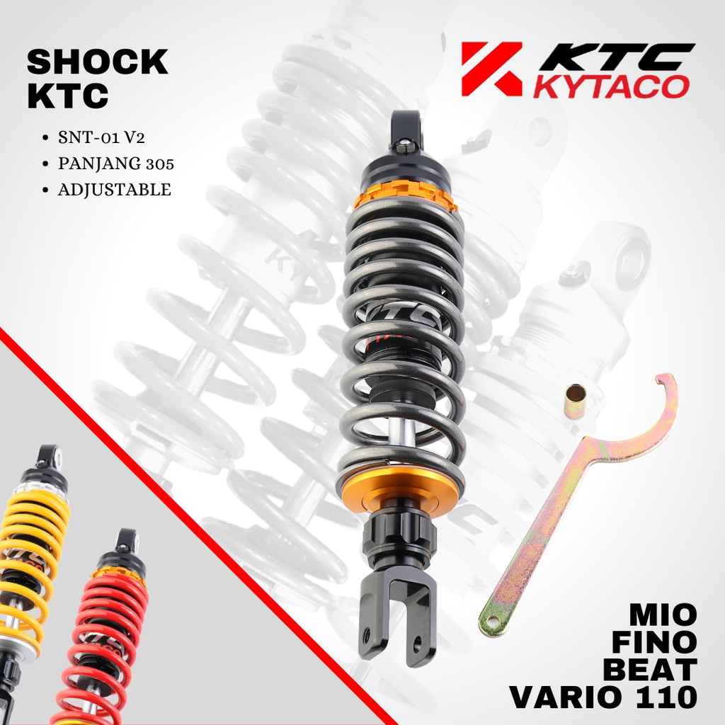 Shockbreaker Shock ktc Mio beat vario 110 lexy  SNT-01 V2 300mm