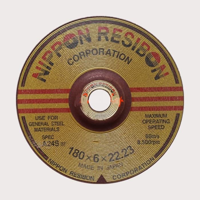 Batu Resibon Gerinda Gurinda POLES GRINDING WHEEL NIPPON RESIBON 7"